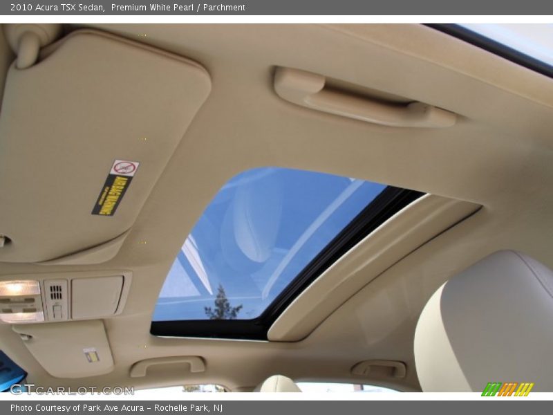 Premium White Pearl / Parchment 2010 Acura TSX Sedan