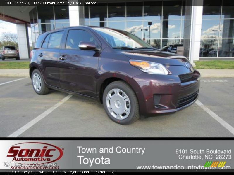 Black Currant Metallic / Dark Charcoal 2013 Scion xD