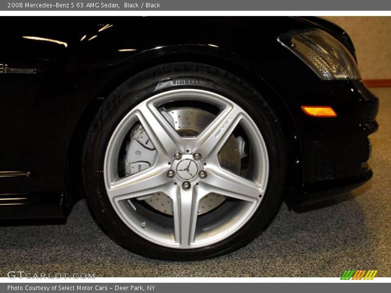 Black / Black 2008 Mercedes-Benz S 63 AMG Sedan