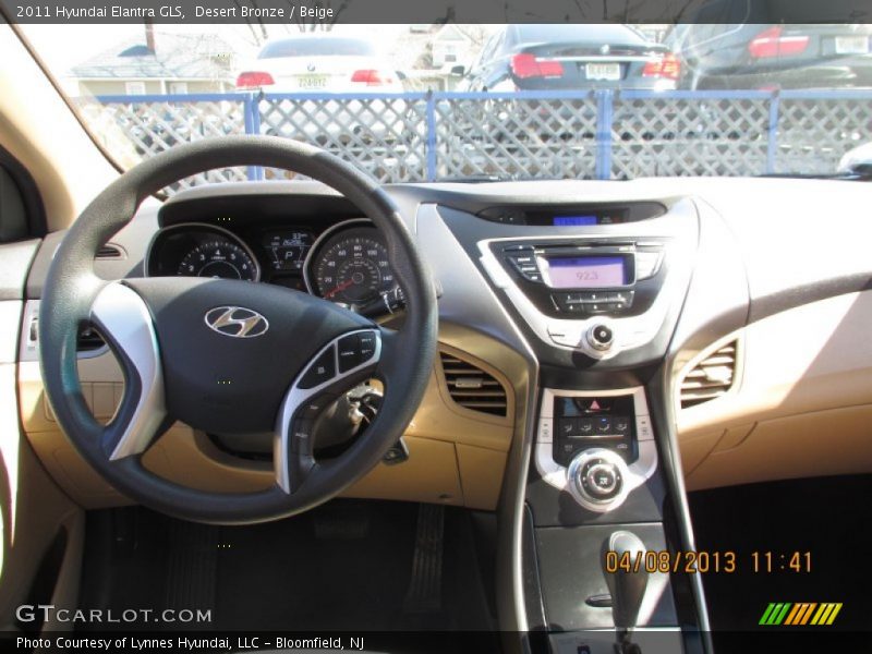 Desert Bronze / Beige 2011 Hyundai Elantra GLS