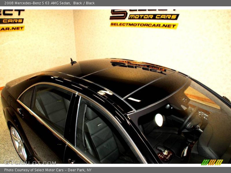 Black / Black 2008 Mercedes-Benz S 63 AMG Sedan