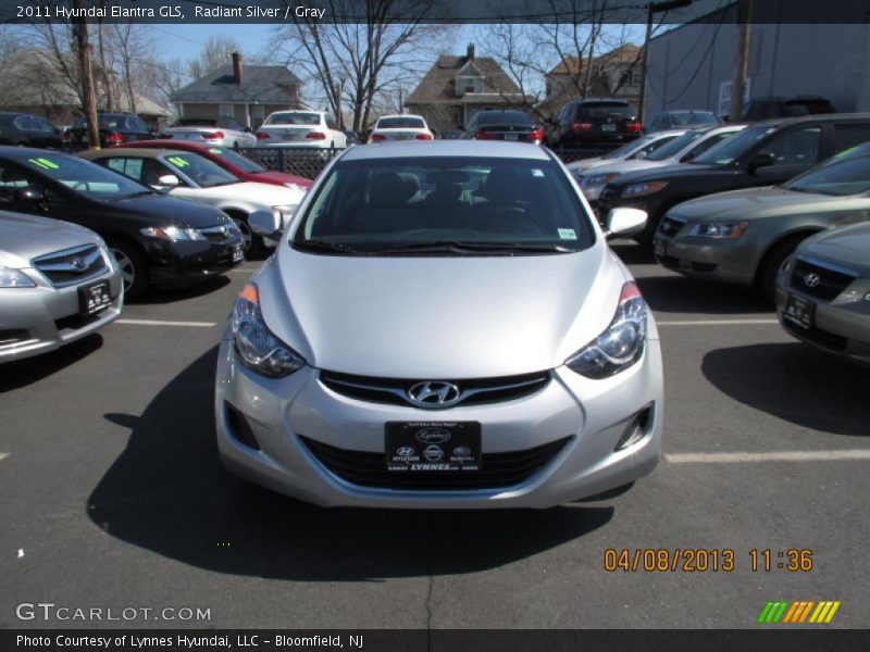 Radiant Silver / Gray 2011 Hyundai Elantra GLS