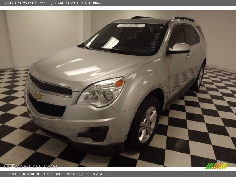 Silver Ice Metallic / Jet Black 2012 Chevrolet Equinox LT