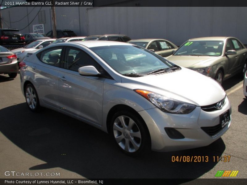 Radiant Silver / Gray 2011 Hyundai Elantra GLS
