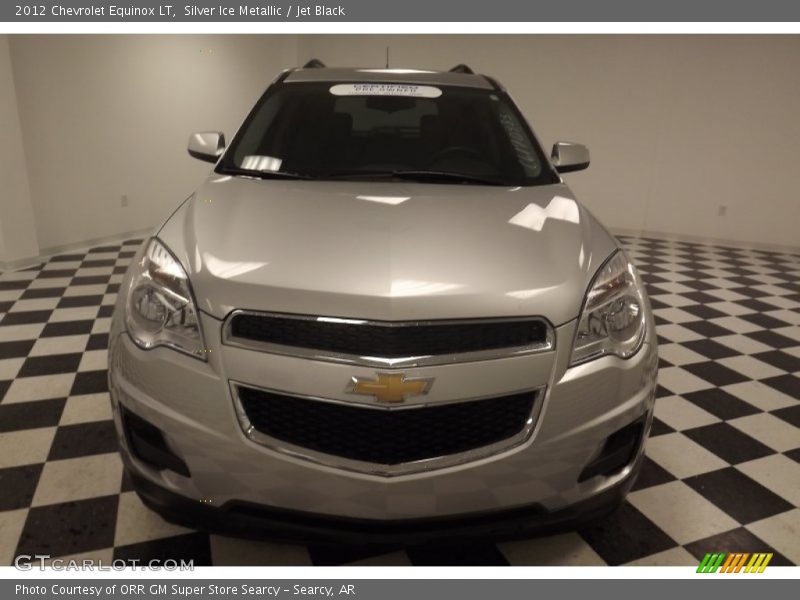 Silver Ice Metallic / Jet Black 2012 Chevrolet Equinox LT