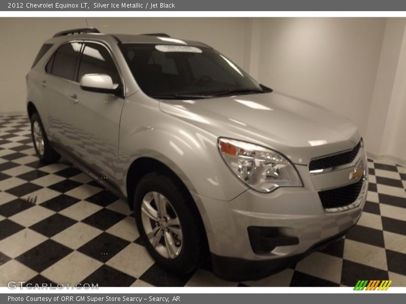 Silver Ice Metallic / Jet Black 2012 Chevrolet Equinox LT