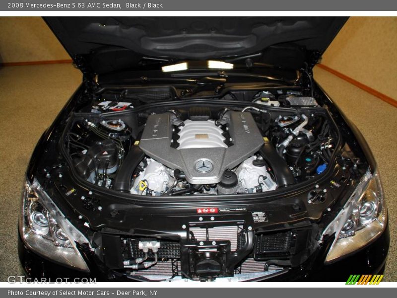 Black / Black 2008 Mercedes-Benz S 63 AMG Sedan