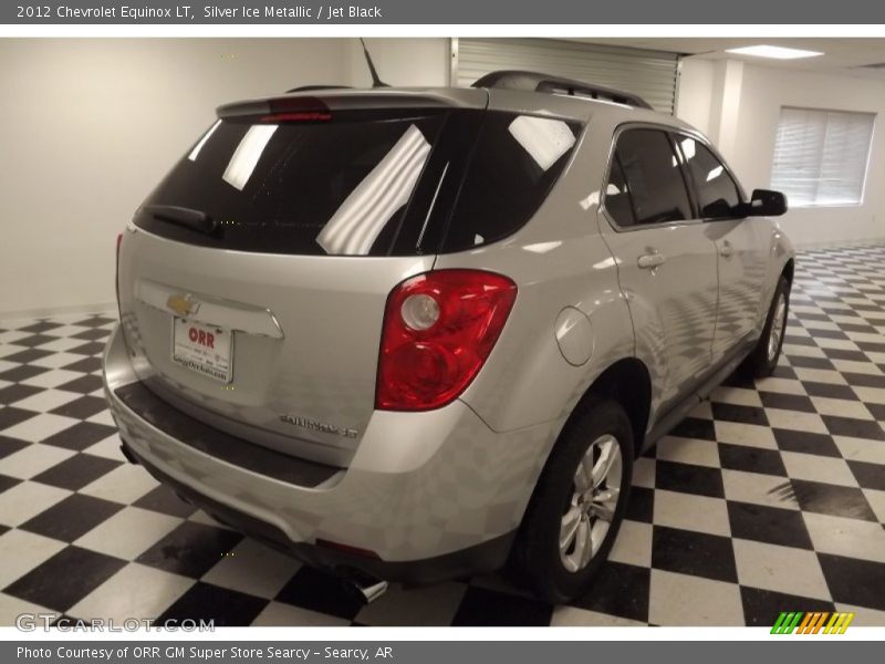 Silver Ice Metallic / Jet Black 2012 Chevrolet Equinox LT