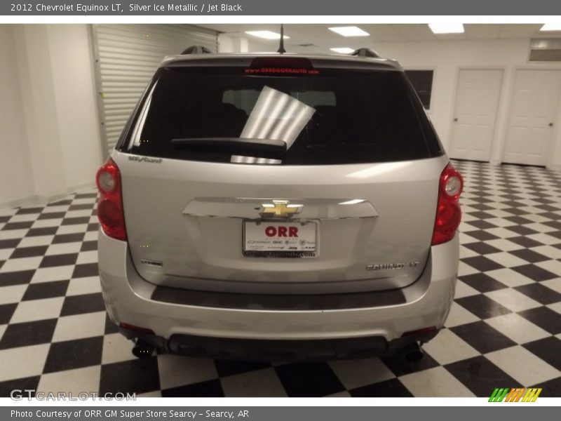 Silver Ice Metallic / Jet Black 2012 Chevrolet Equinox LT