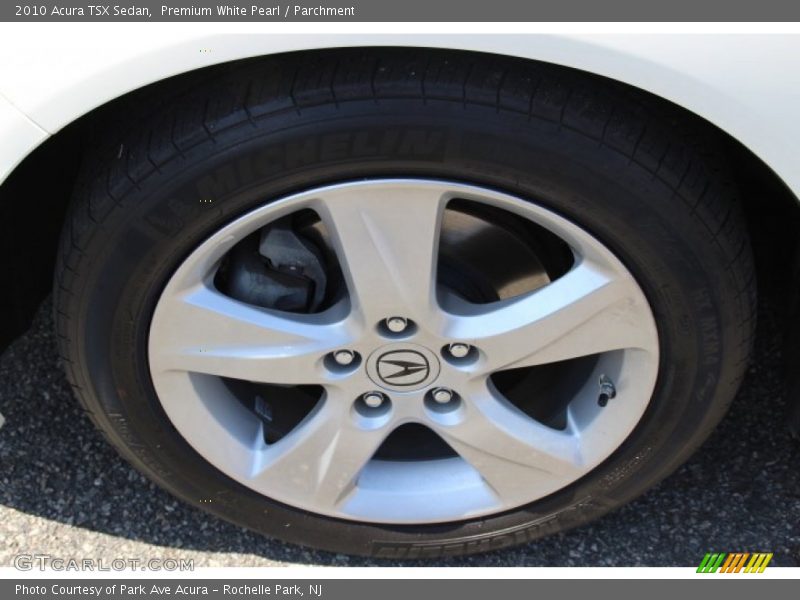 Premium White Pearl / Parchment 2010 Acura TSX Sedan