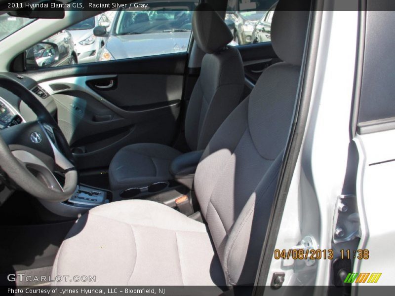Radiant Silver / Gray 2011 Hyundai Elantra GLS