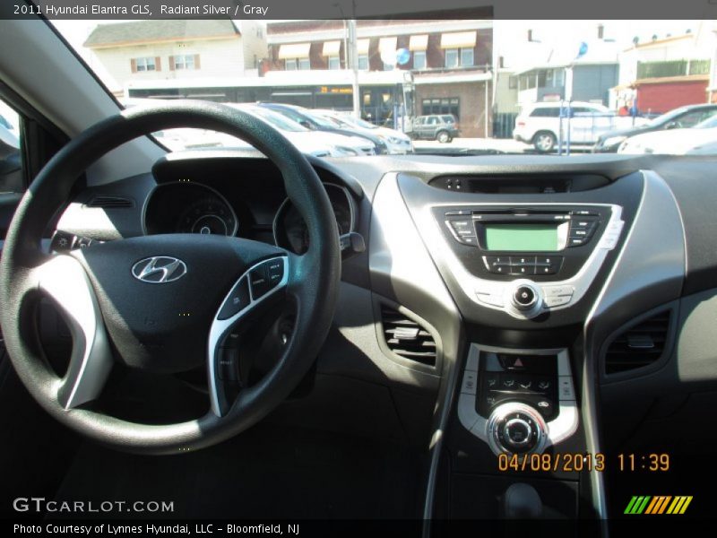 Radiant Silver / Gray 2011 Hyundai Elantra GLS