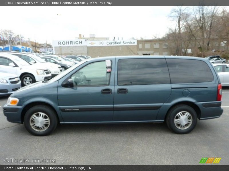 Blue Granite Metallic / Medium Gray 2004 Chevrolet Venture LS