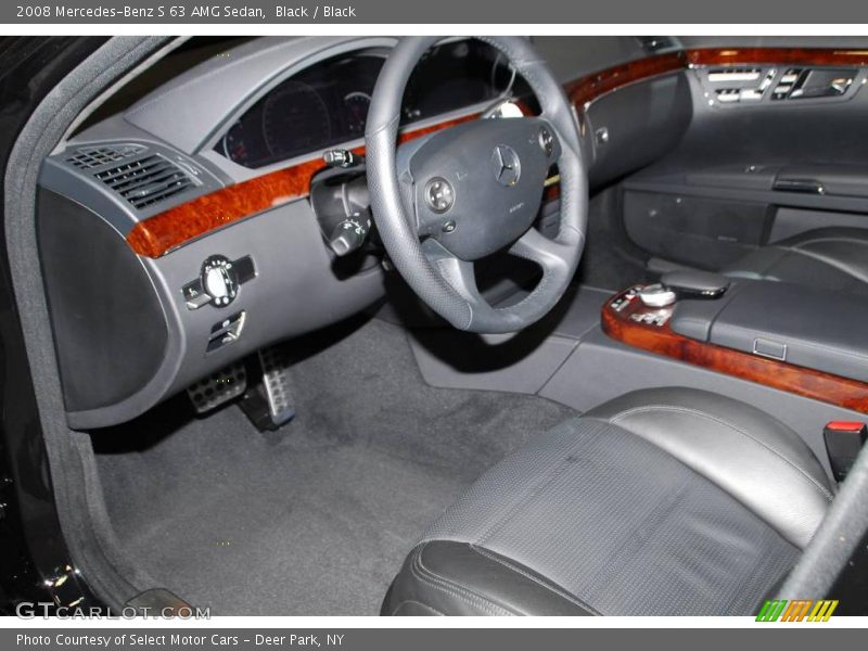 Black / Black 2008 Mercedes-Benz S 63 AMG Sedan