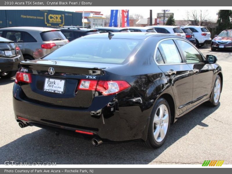 Crystal Black Pearl / Ebony 2010 Acura TSX Sedan
