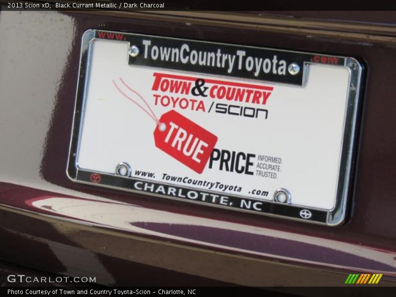 Black Currant Metallic / Dark Charcoal 2013 Scion xD