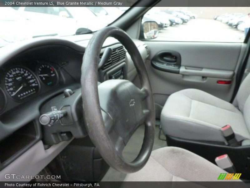 Blue Granite Metallic / Medium Gray 2004 Chevrolet Venture LS