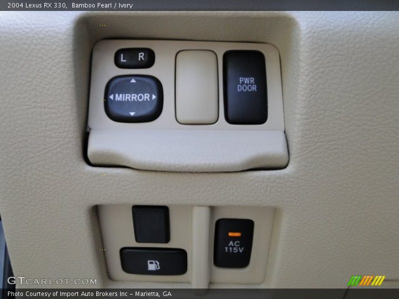 Controls of 2004 RX 330