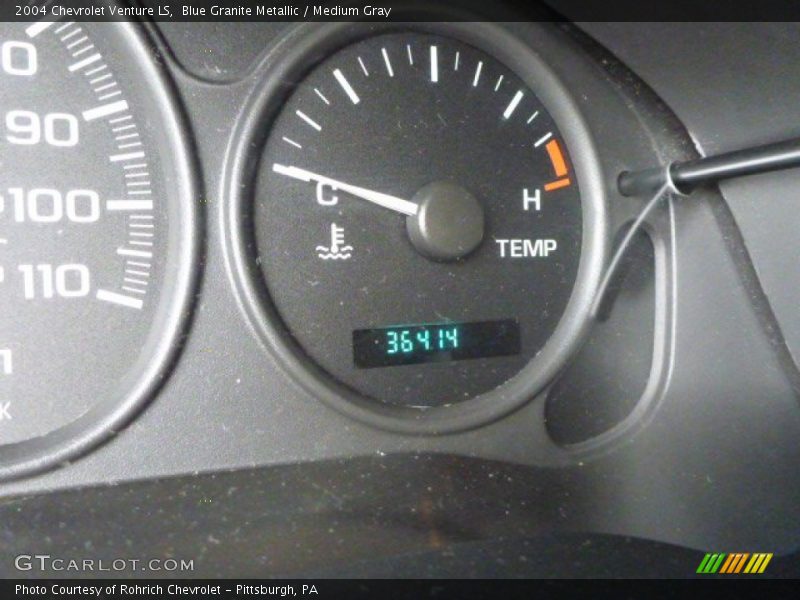 Blue Granite Metallic / Medium Gray 2004 Chevrolet Venture LS