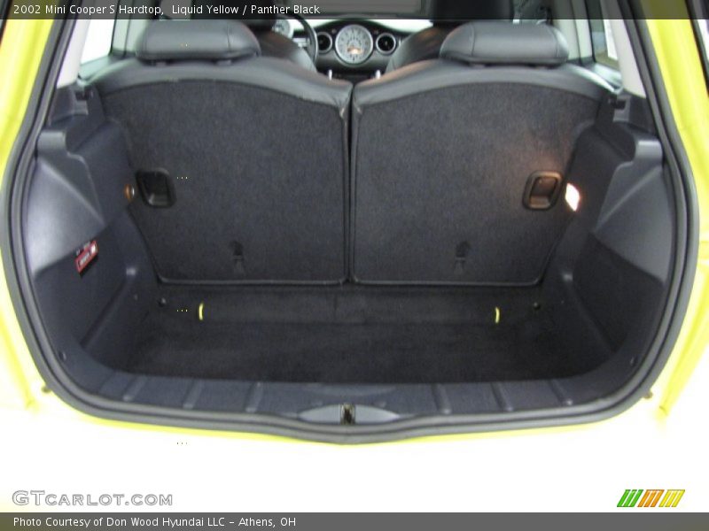 Liquid Yellow / Panther Black 2002 Mini Cooper S Hardtop