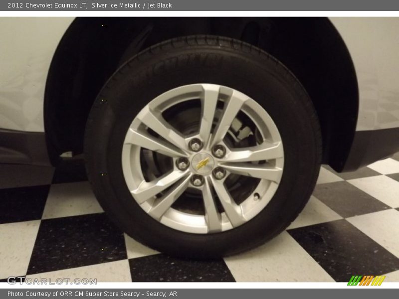 Silver Ice Metallic / Jet Black 2012 Chevrolet Equinox LT
