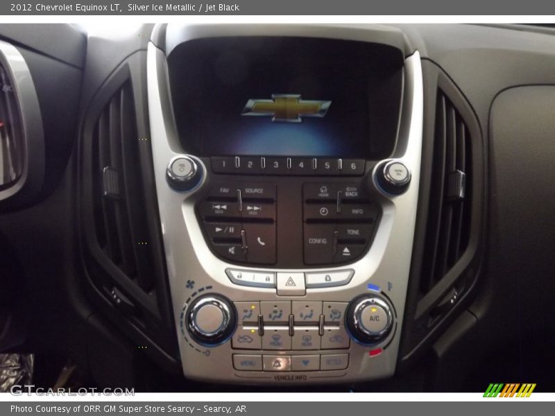 Silver Ice Metallic / Jet Black 2012 Chevrolet Equinox LT