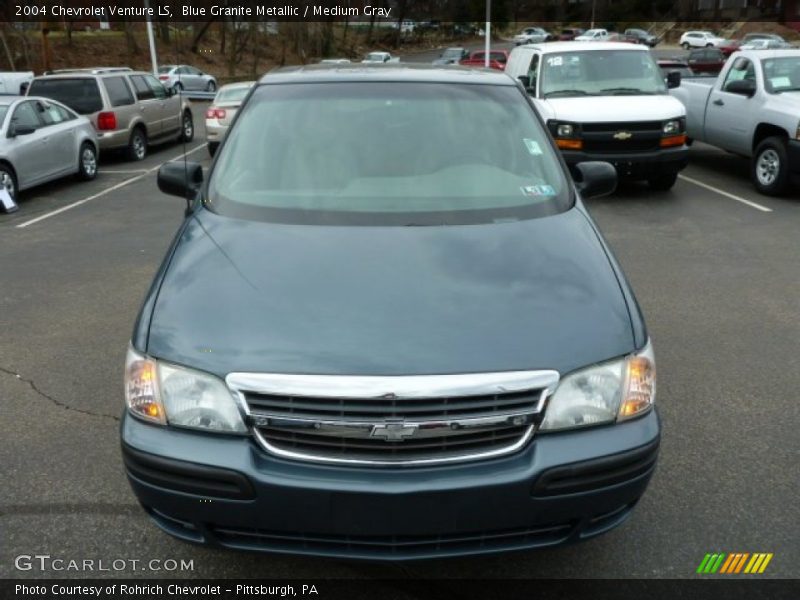 Blue Granite Metallic / Medium Gray 2004 Chevrolet Venture LS
