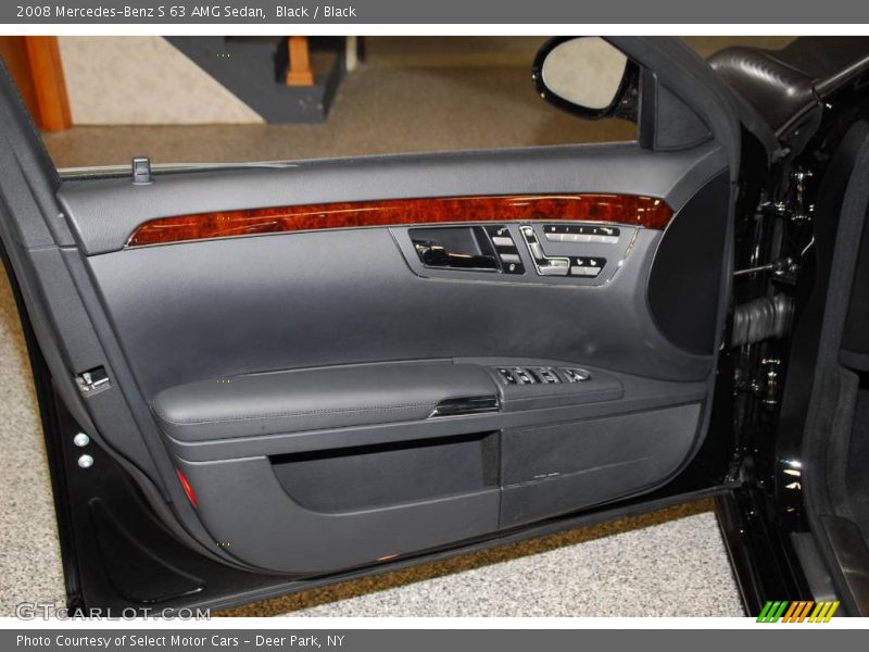 Black / Black 2008 Mercedes-Benz S 63 AMG Sedan