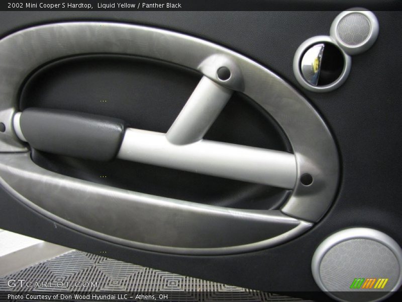 Liquid Yellow / Panther Black 2002 Mini Cooper S Hardtop