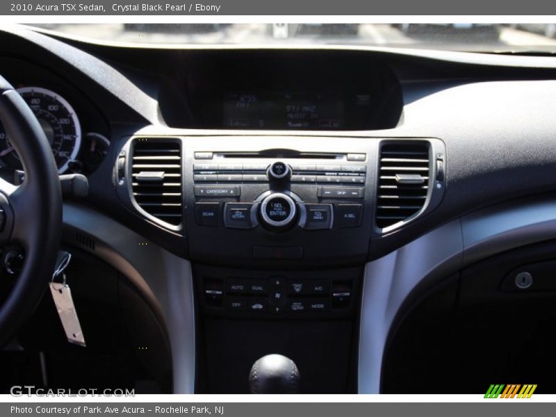 Crystal Black Pearl / Ebony 2010 Acura TSX Sedan