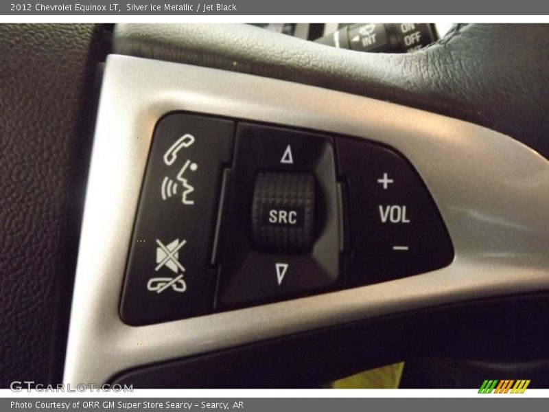 Silver Ice Metallic / Jet Black 2012 Chevrolet Equinox LT