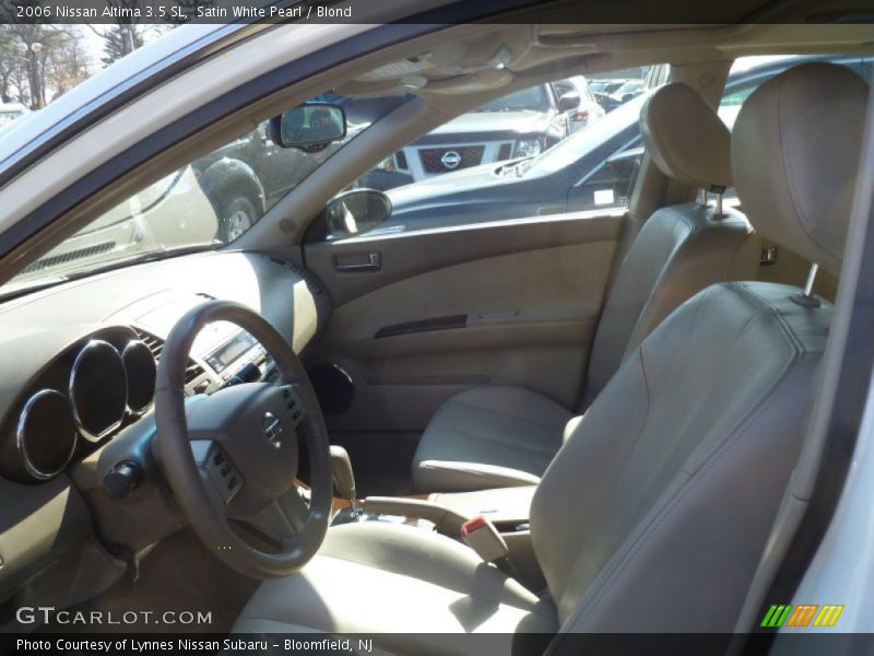 Satin White Pearl / Blond 2006 Nissan Altima 3.5 SL