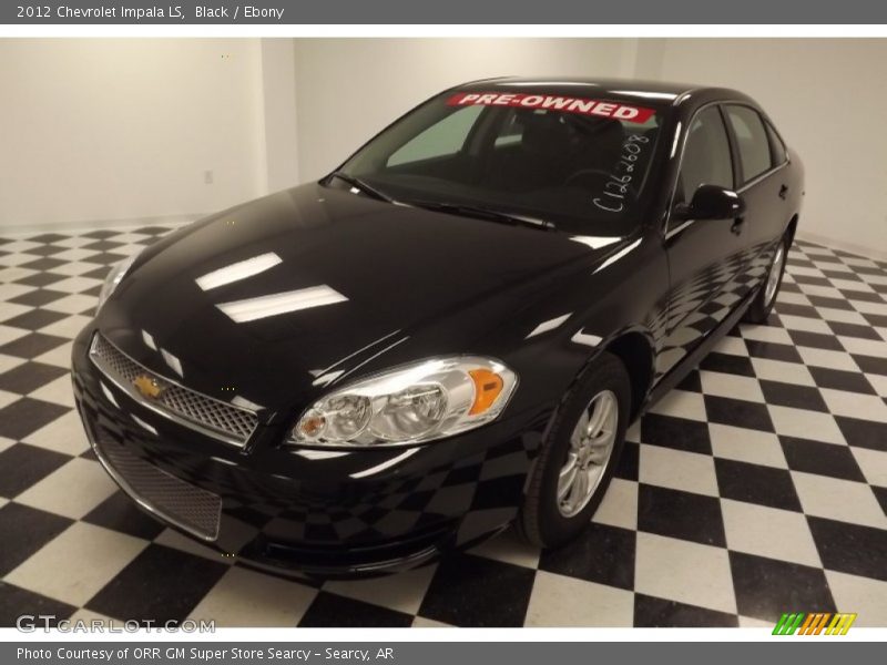 Black / Ebony 2012 Chevrolet Impala LS