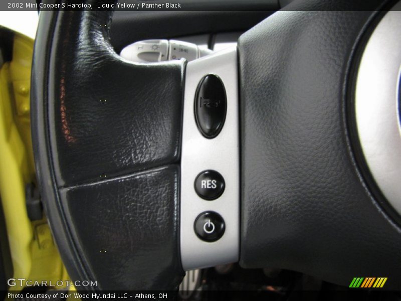 Liquid Yellow / Panther Black 2002 Mini Cooper S Hardtop