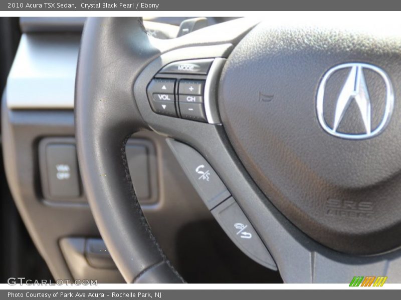 Crystal Black Pearl / Ebony 2010 Acura TSX Sedan