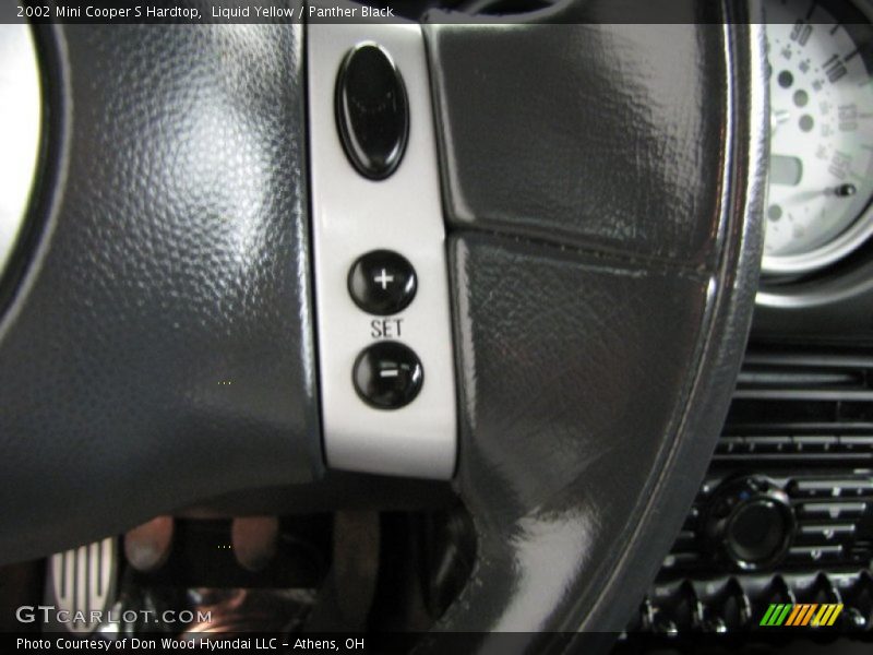 Liquid Yellow / Panther Black 2002 Mini Cooper S Hardtop