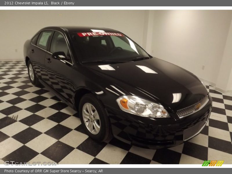 Black / Ebony 2012 Chevrolet Impala LS