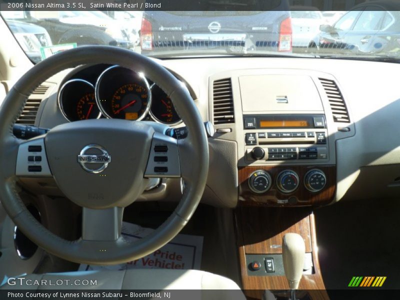 Satin White Pearl / Blond 2006 Nissan Altima 3.5 SL
