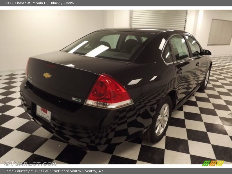 Black / Ebony 2012 Chevrolet Impala LS