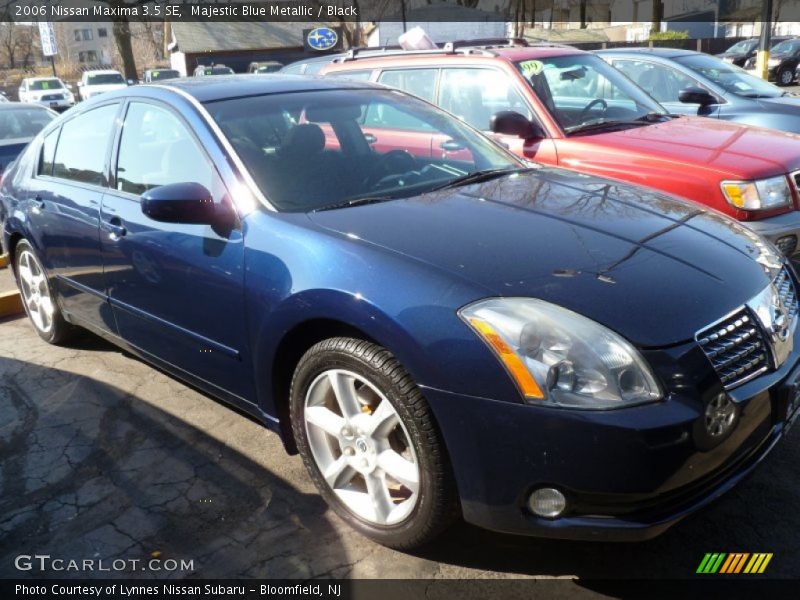 Majestic Blue Metallic / Black 2006 Nissan Maxima 3.5 SE