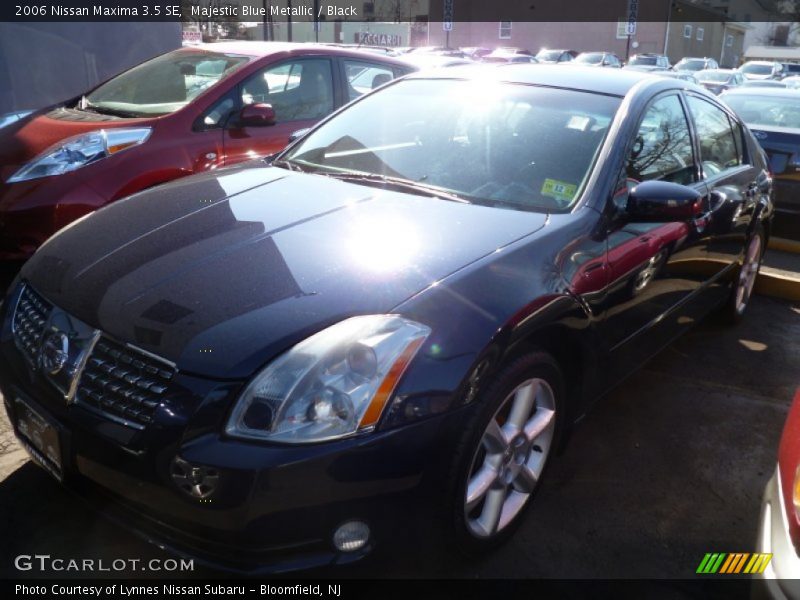 Majestic Blue Metallic / Black 2006 Nissan Maxima 3.5 SE