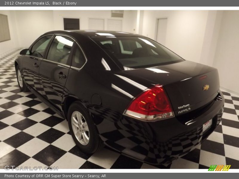 Black / Ebony 2012 Chevrolet Impala LS