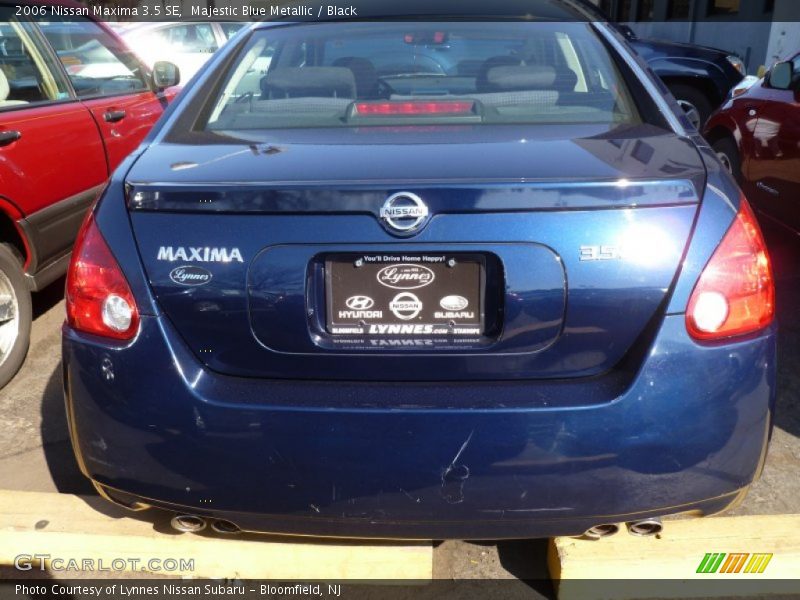 Majestic Blue Metallic / Black 2006 Nissan Maxima 3.5 SE