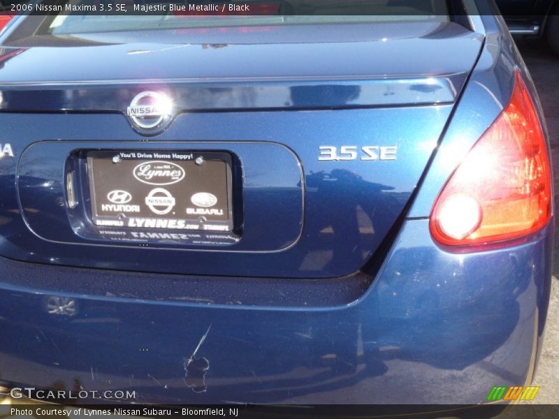 Majestic Blue Metallic / Black 2006 Nissan Maxima 3.5 SE
