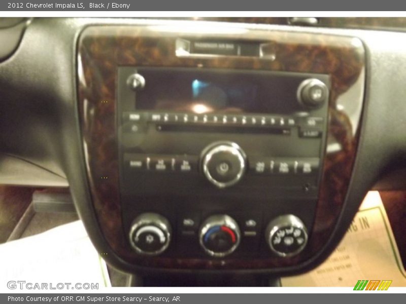 Black / Ebony 2012 Chevrolet Impala LS