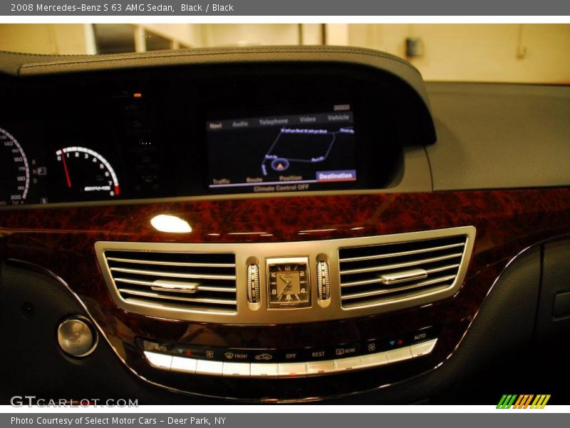 Black / Black 2008 Mercedes-Benz S 63 AMG Sedan