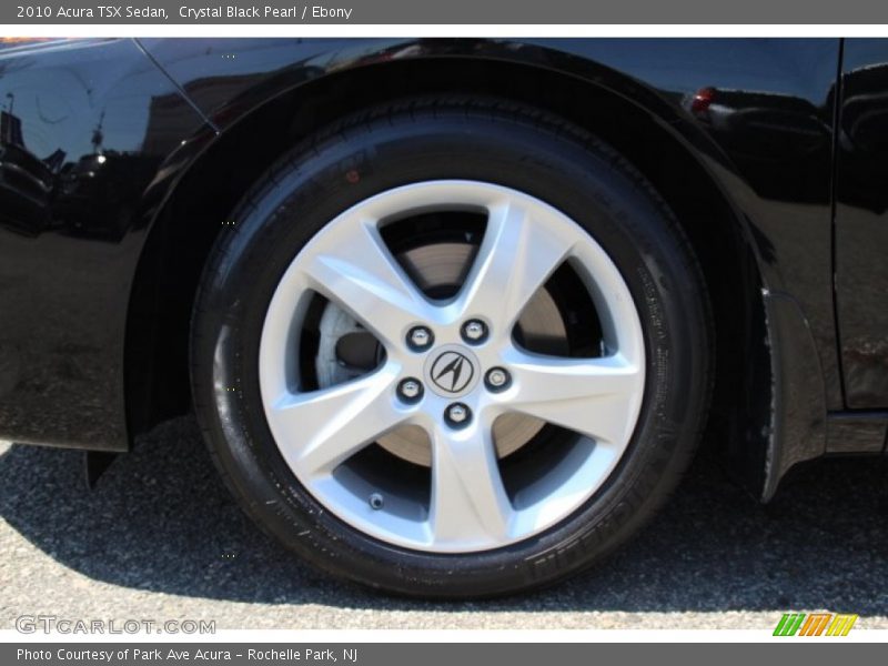 Crystal Black Pearl / Ebony 2010 Acura TSX Sedan