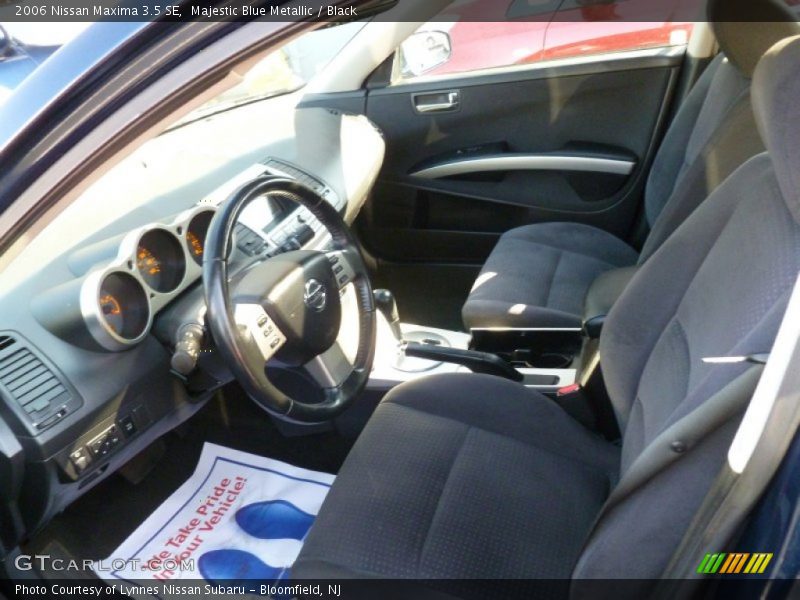 Majestic Blue Metallic / Black 2006 Nissan Maxima 3.5 SE
