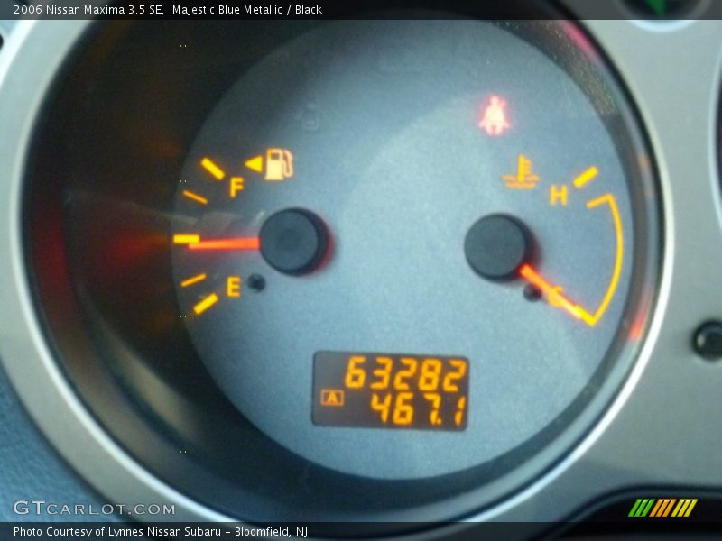 Majestic Blue Metallic / Black 2006 Nissan Maxima 3.5 SE