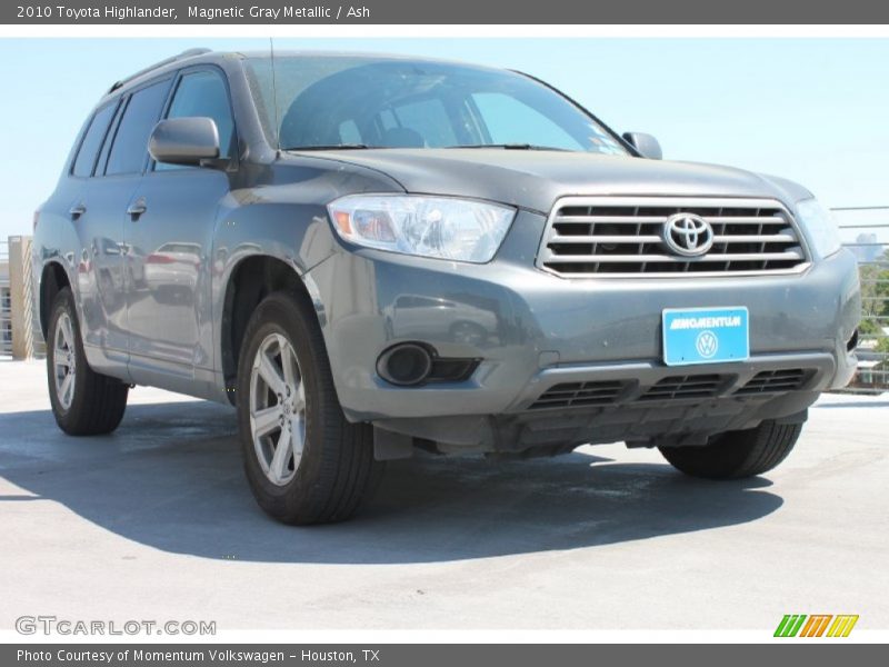 Magnetic Gray Metallic / Ash 2010 Toyota Highlander